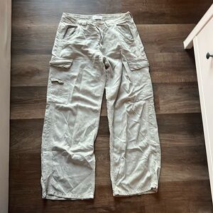 Zara light green cargo pants